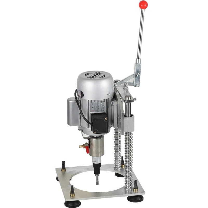 Glass Drilling Machine Small Double Column Drilling Machine Ceramic Stone Large Hole Drilling Machine 220V Electric with Plug