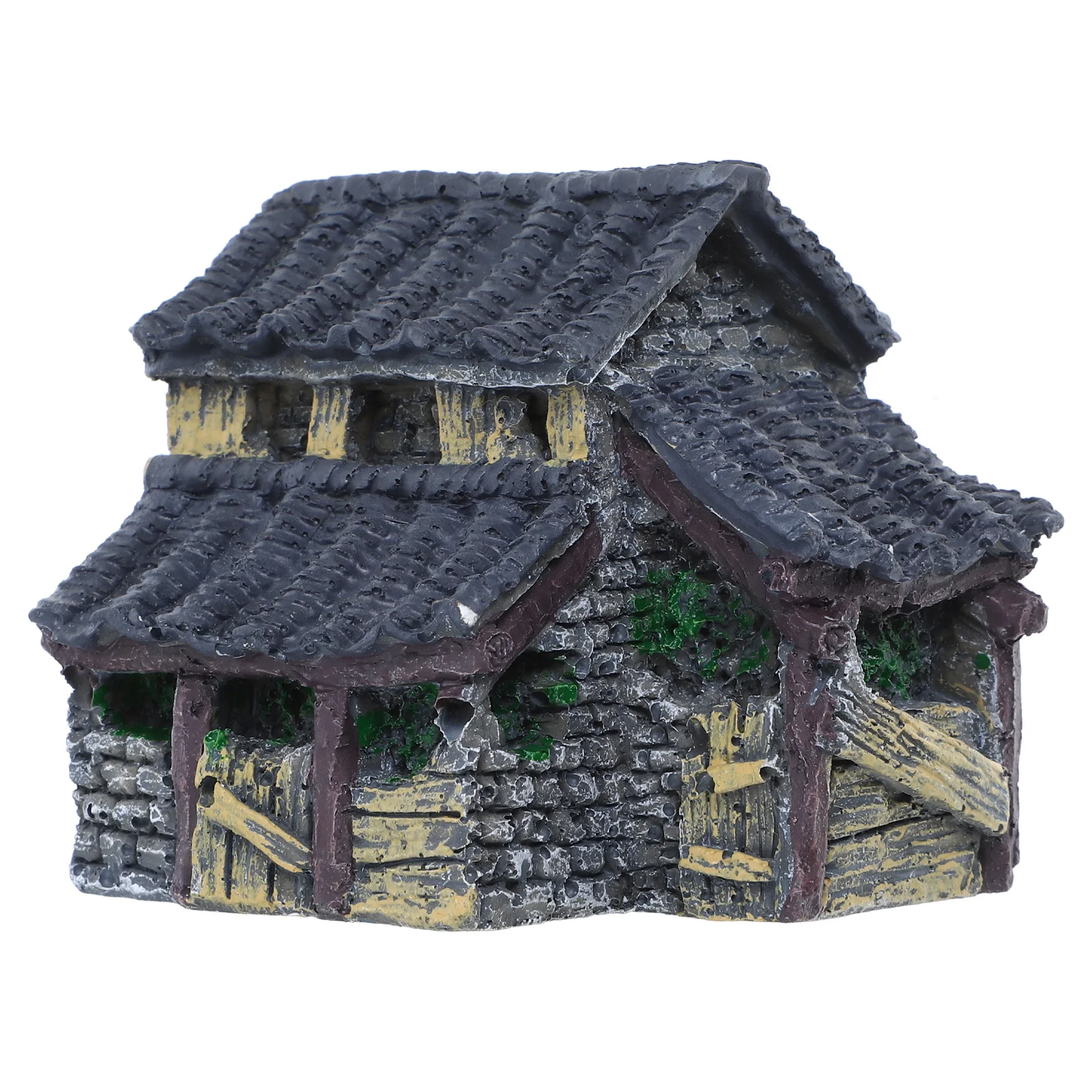 

Garden Decor Fish Tank Decorations Decorative Mini Fairy Aquarium Hideout for Building Ornaments