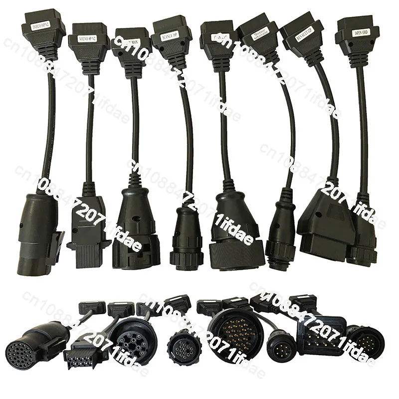 

Full Set 8 PCS Truck Cables For TCS Multidiag OBD Truck Adapter Cable