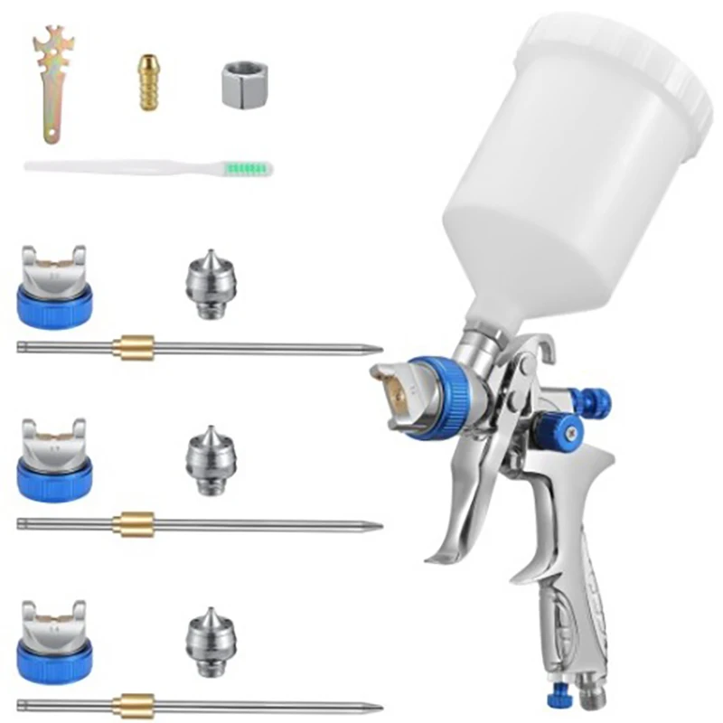 SICOPRO High Quality Multi-caliber 1.4 MM Nozzle H-887P Automotive Furniture HVLP Spray Gun