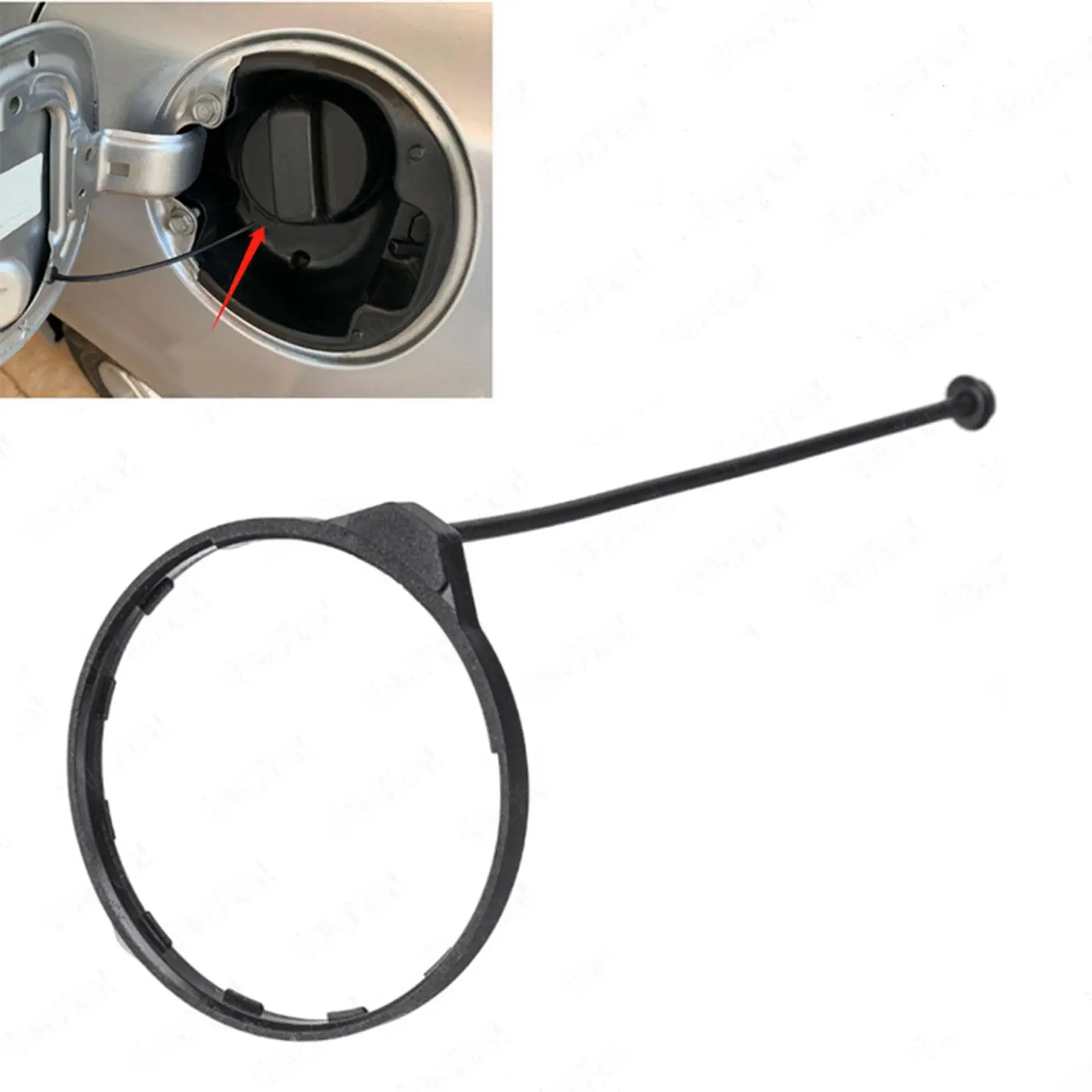 Fuel Tank Cap Rope Parts Anti Lost Rope Automotive Easy to Install Fuel Tank Cap Line 17670-sja-013 with Ring for Accord