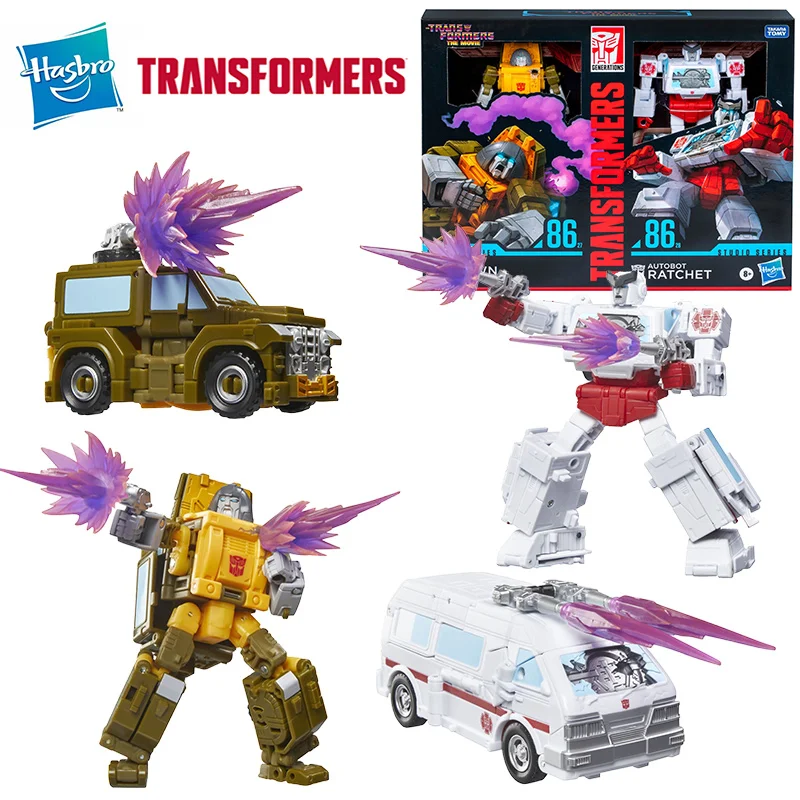 

Hasbro Transformers Studio Series SS86 The Movie Brawn & Ratchet 2-Pack Deluxe Class Original Action Figure Model Toy Gift