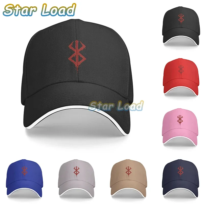 Brand Of Sacrifice Red Baseball Caps Peaked Cap Berserk Guts Griffith Behelit Manga Sun Shade Hats for Men