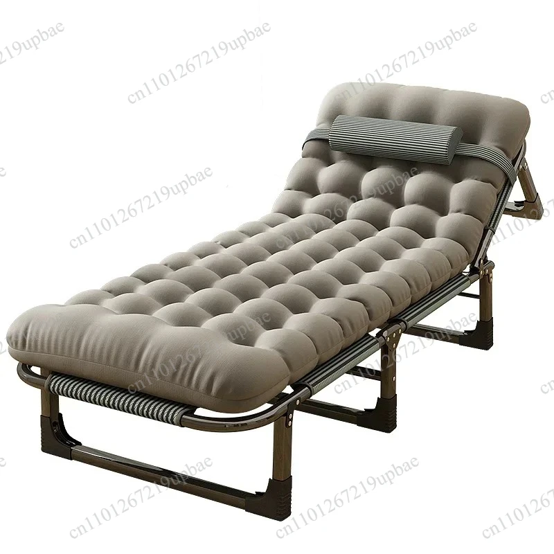 Modern Metal Foldable Bed Frame Cama Dobravel Portatil, Multifunctional Nordic Floor Bed for Adults Home Patio Furniture