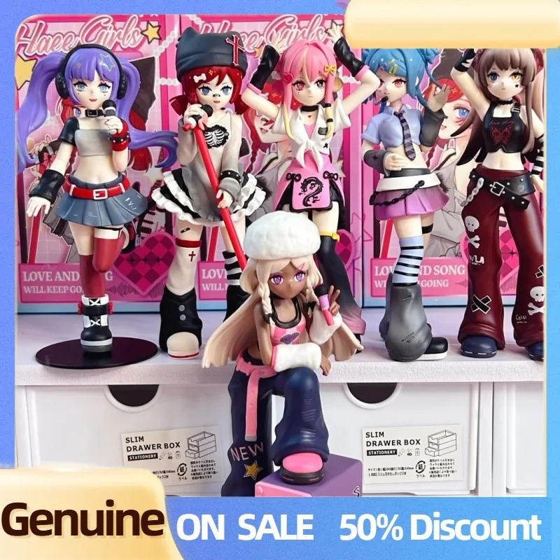 

In Stock Genuine Haee Girls Group Singing Series Blind Box Mystery Box Pvc Cute Figure Doll Decoration Doll Figurine Model Gifts