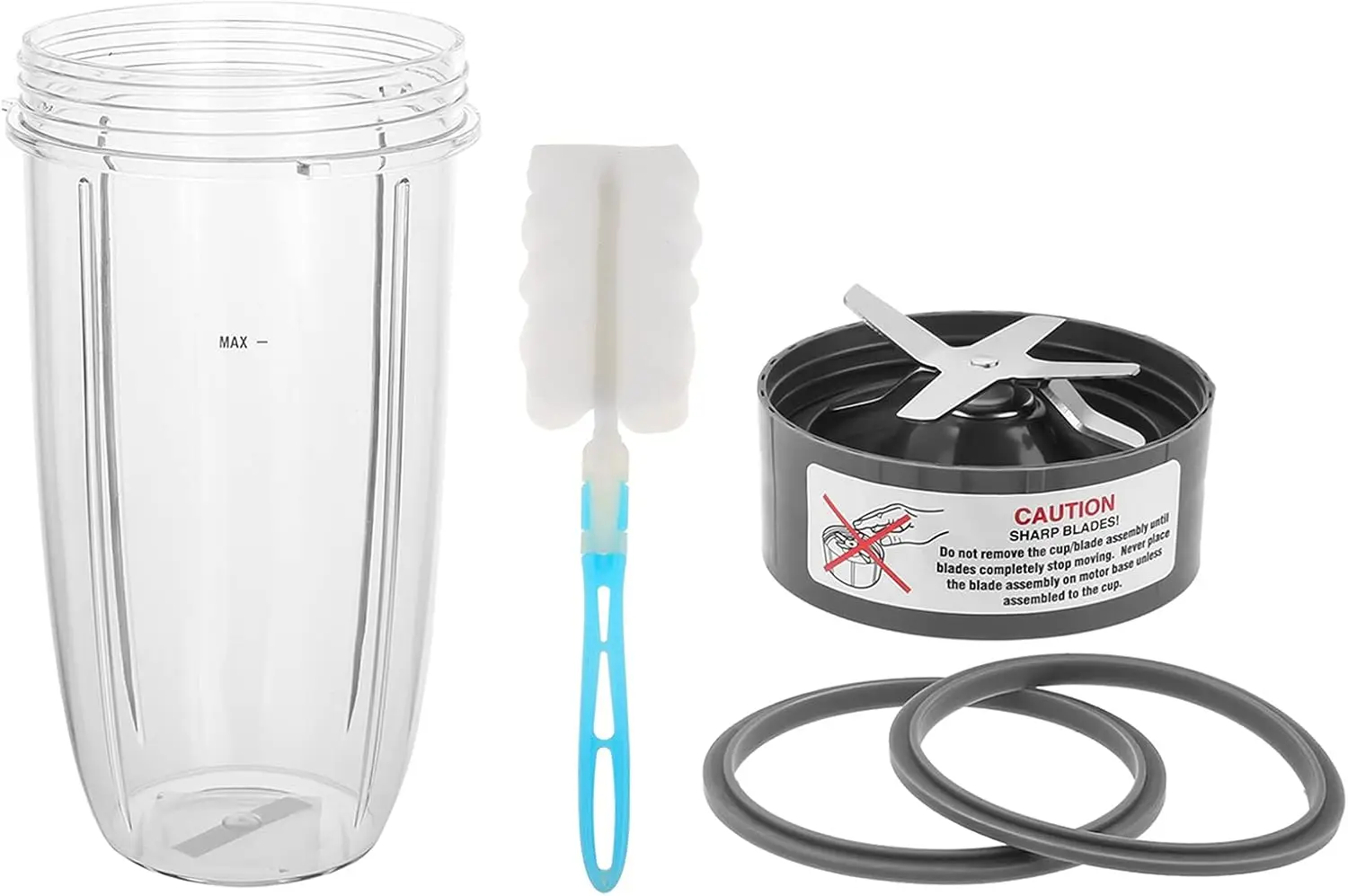 Copo de Liquidificador de 32oz e Lâmina Extratora Compatível com Nutribullet 600W/900W Sistema de Liquidificador/Mixer de Alta Velocidade