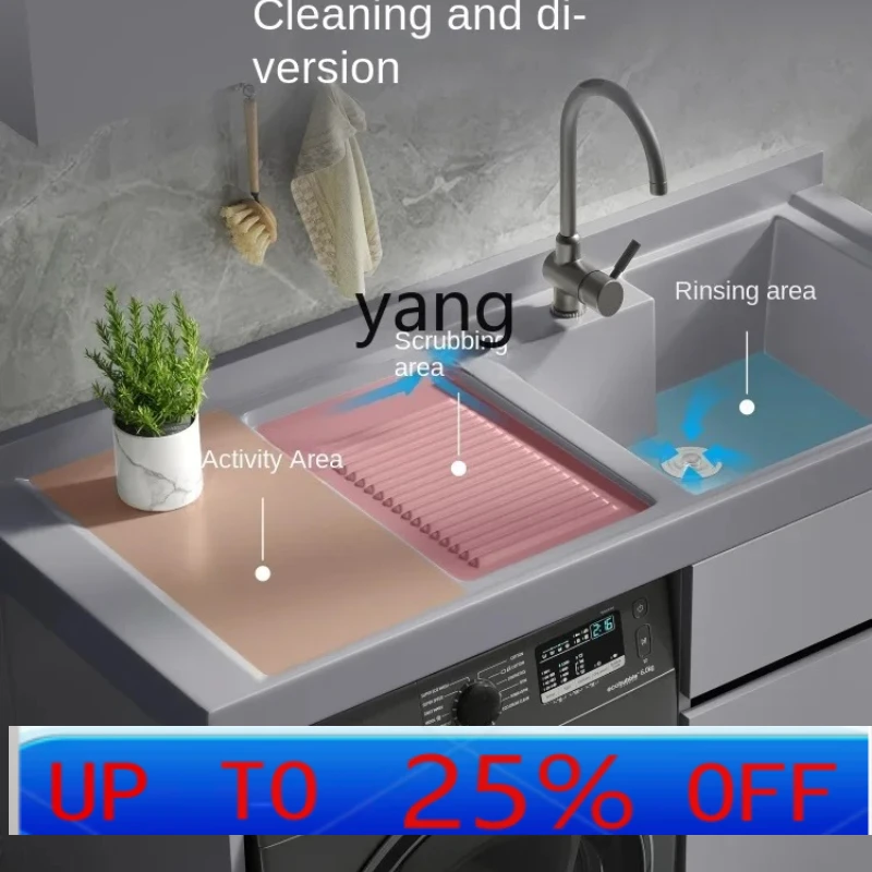 

LH Honeycomb Aluminum Washing Machine Cabinet Combination Wash Basin Inter-Platform Basin Companion Cabinet Integrated