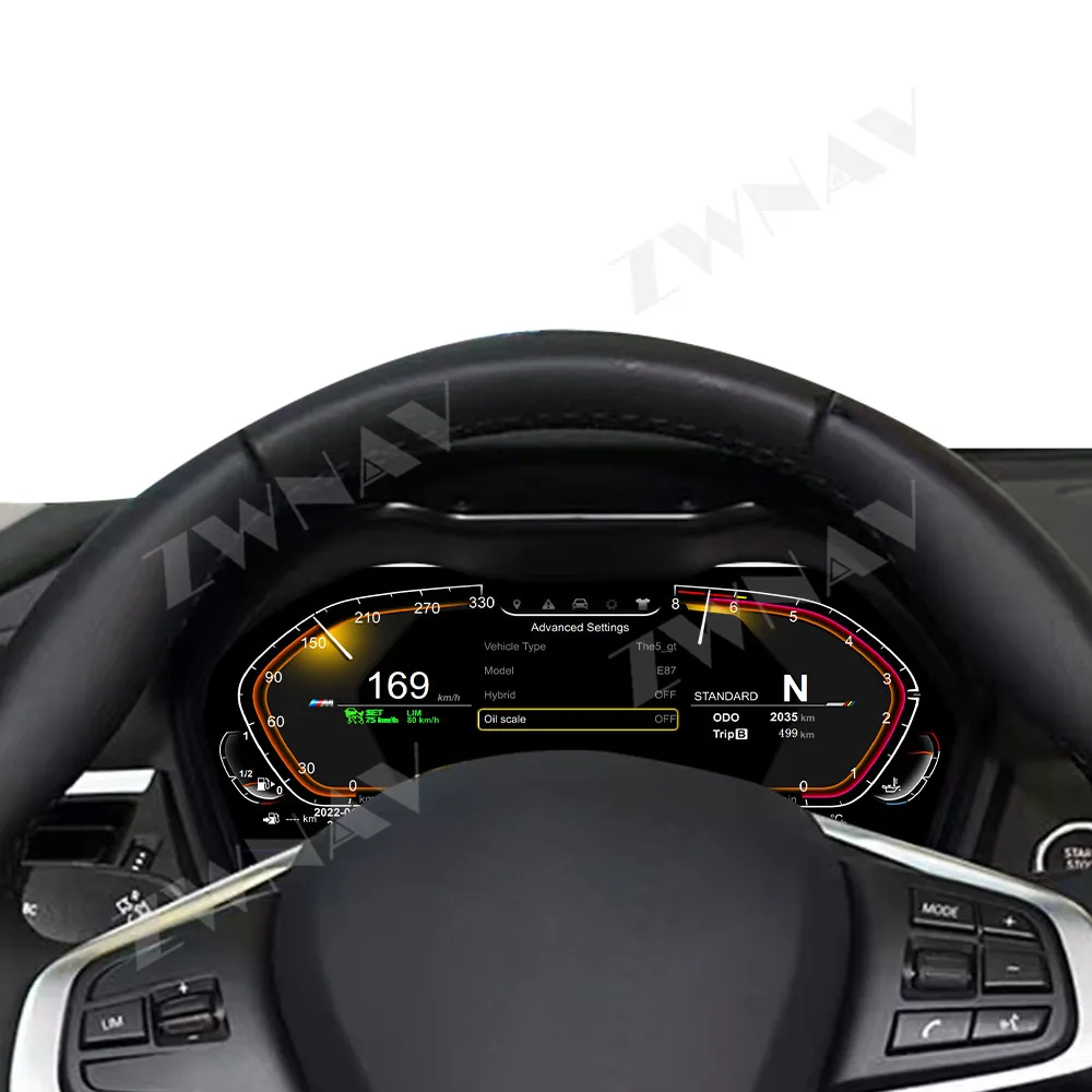 

ZWNAV 12.3 Inch 1920*720 LCD Instrument Panel for 1/2 Series X1/X2/F48/F49/F39 Digital Instrument Cluster Dashboard Screen