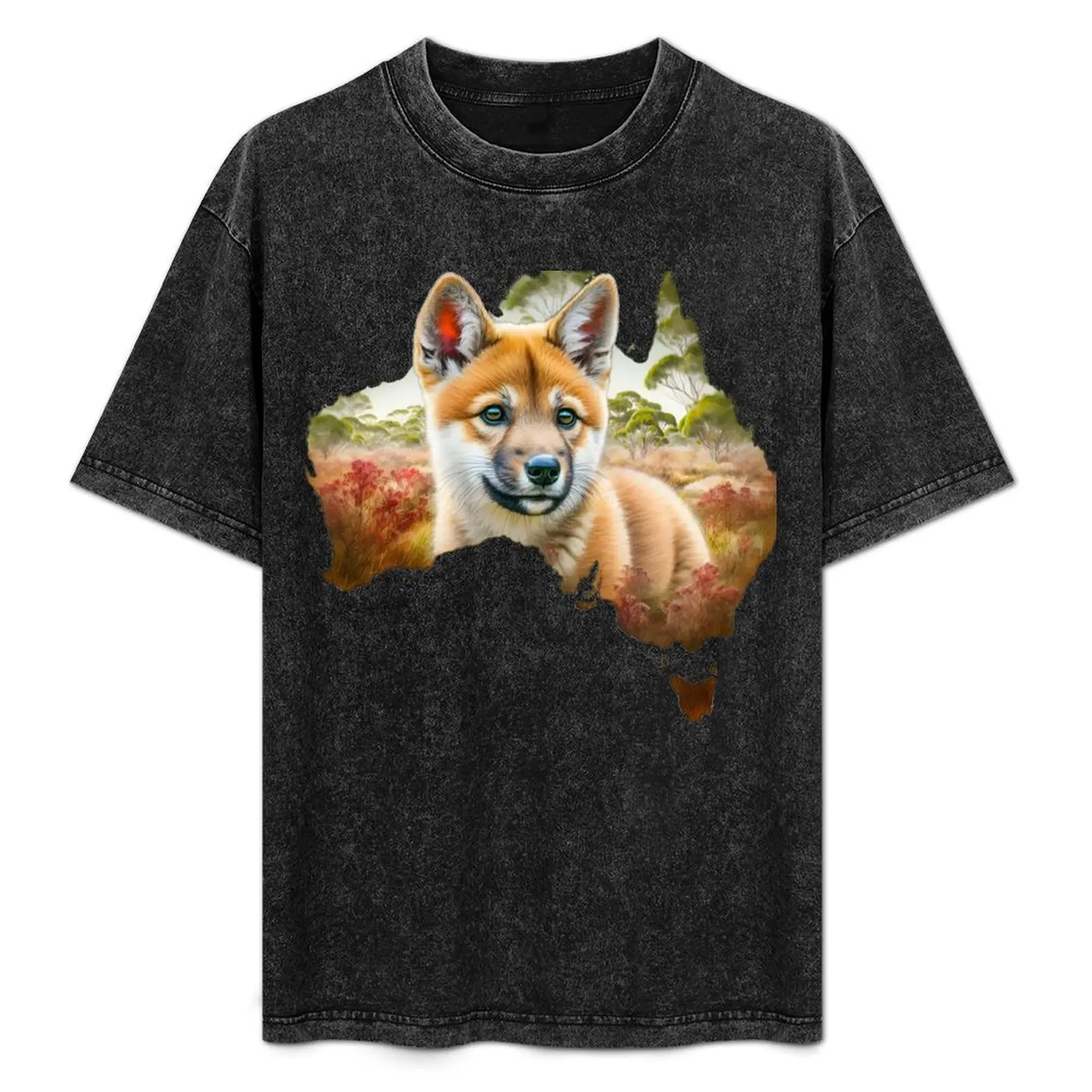 

Dingo in the wild T-Shirt Sweat Resistant Workout Tee Shirt