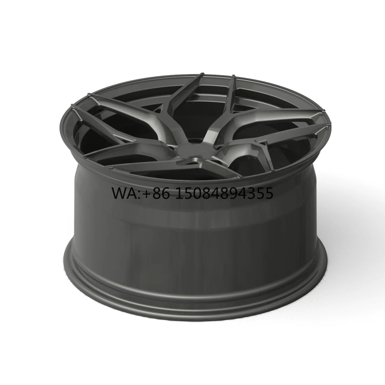 

Custom Matte Black Split 5 Spoke Concave 5 Lug 18 19 20 21 22 Inch Aluminum Alloy Car Wheel Rims Forged Wheels