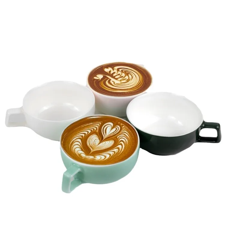 

DSA Household Airflow Convection Embossed Coffee Cup Ceramic Cup Latte Coffee Cup Household Commercial
