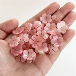 10Pcs Acrylic Imitation Plum Blossom Petals Flower Butterfly Beads for Making Hair Stick Necklace DIY Material Jewelry Finding