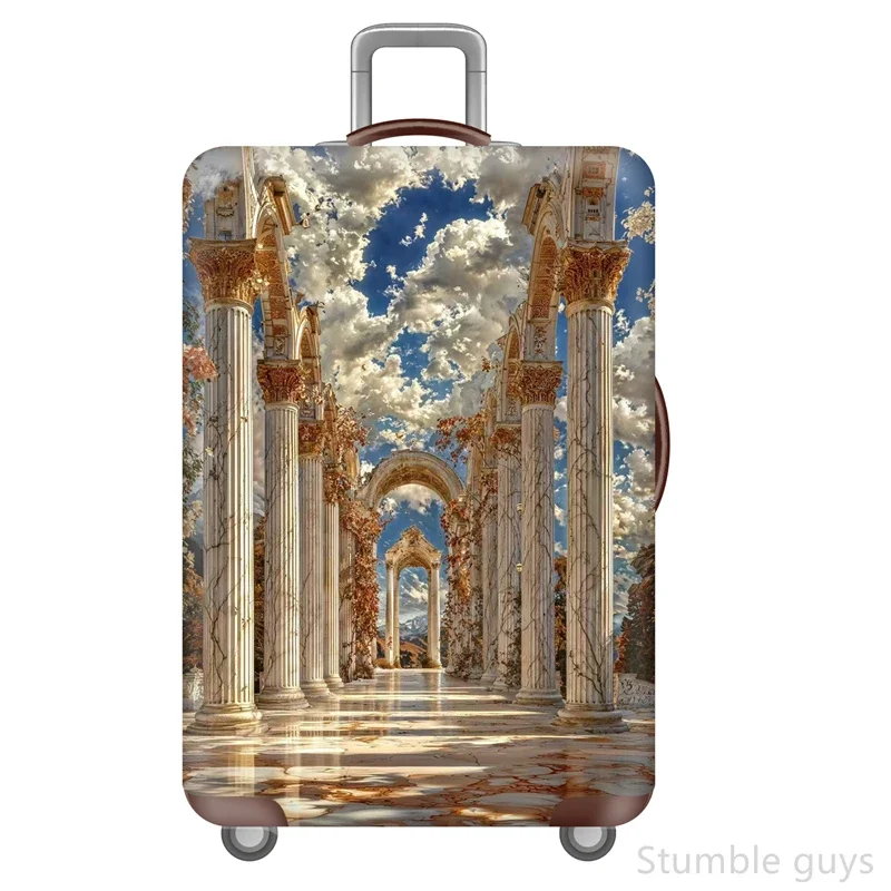 

Эластичный пылезащитный чехол для багажа, защитный от царапин, эластичный чехол для чемодана, незаменимый аксессуар для путешествий на любой поездке