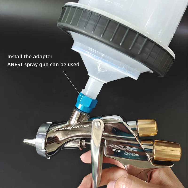 Disposable Disposable Spray Gun Upper Pot 600ml Capacity Suitable For PPG Water-Based Paint Outer Wire Teeth Universal Adapter