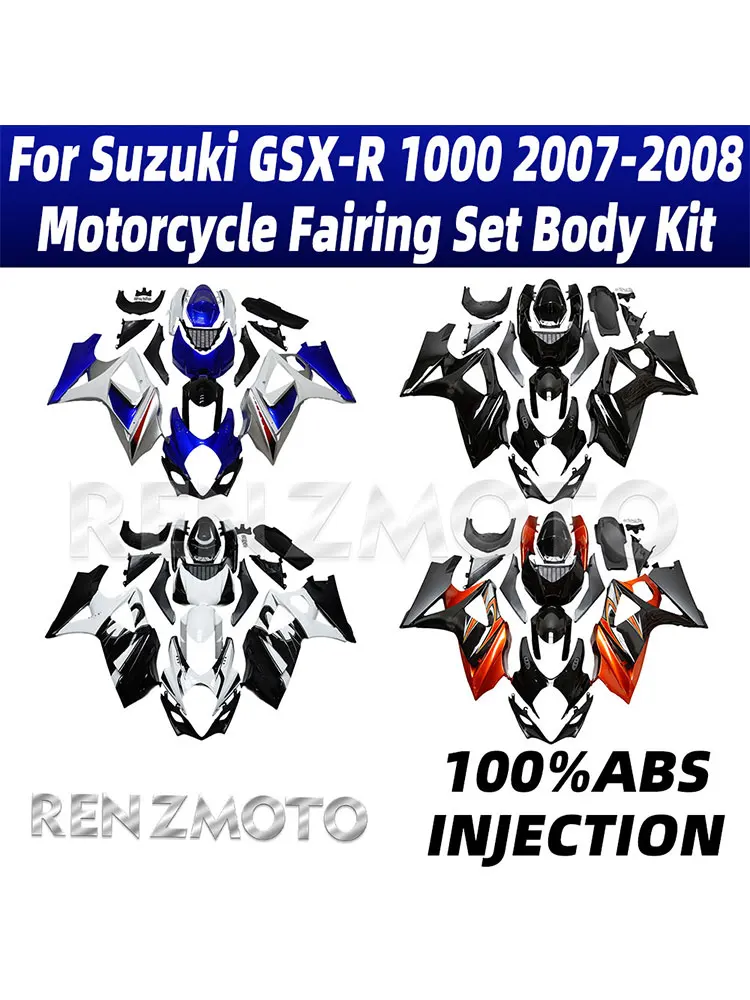 Voor Suzuki GSX-R 1000 2007-2008 K7 K8 Motorfiets Set Body Kit Kuip GSX 1000 07-08 Plastic Guard plaat Accessoires Shell - afbeelding 2