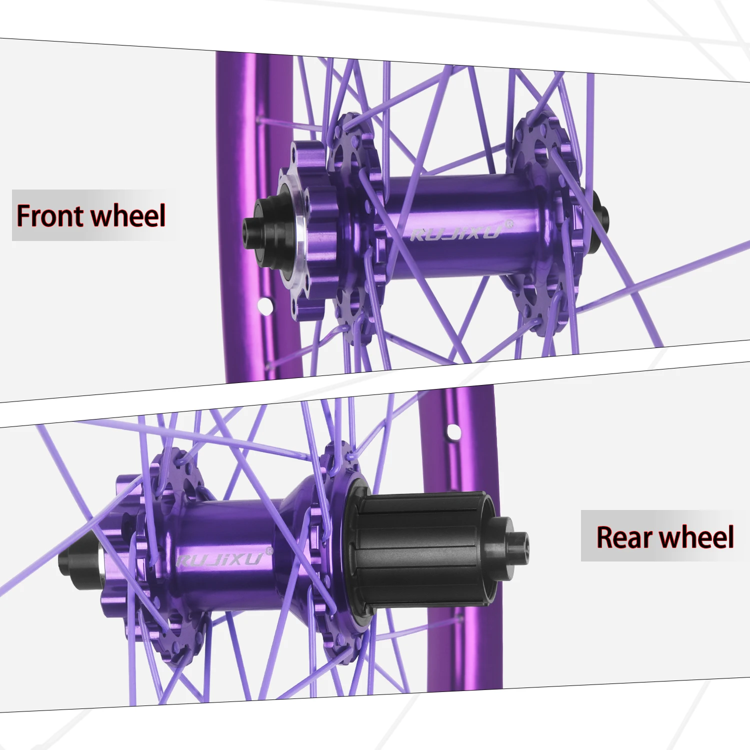 Mountainbike-Laufradsatz Scheibenbremse 5 Lager 7-12-Gang Schnellspanner TA BOOST 110*20mm MTB Fahrradlaufrad – Detail 23