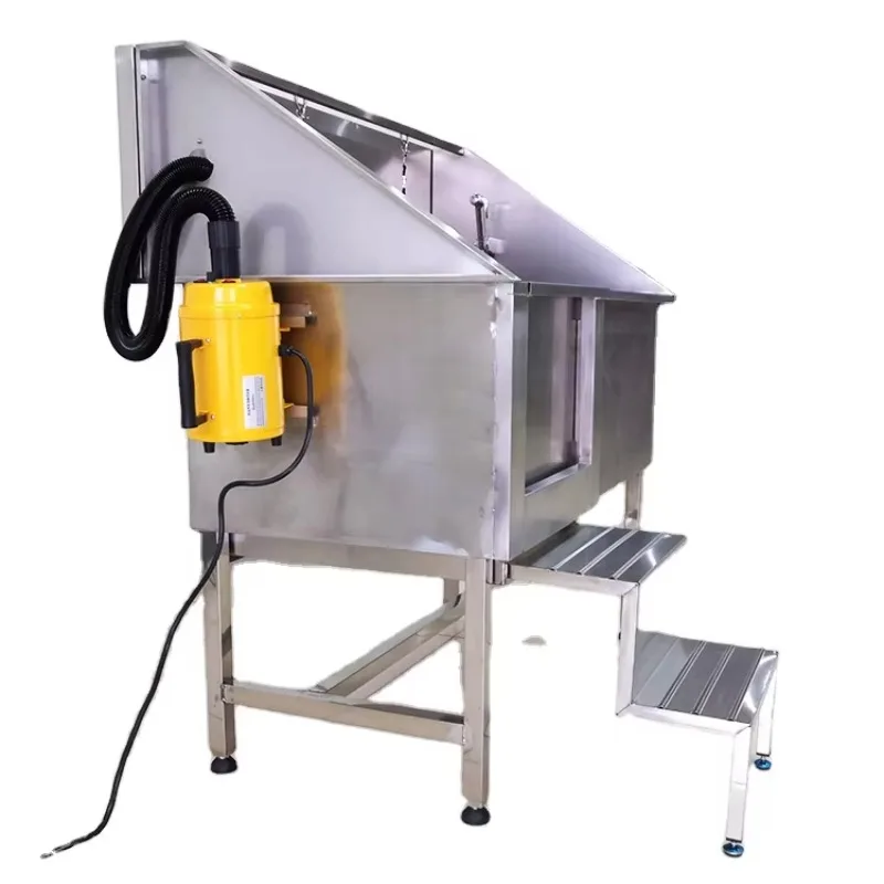 

High Frequency Pet Grooming Bath with Hair Dryer Spa Cleaning Station Pet Cleaning and Bathing Dog Bath