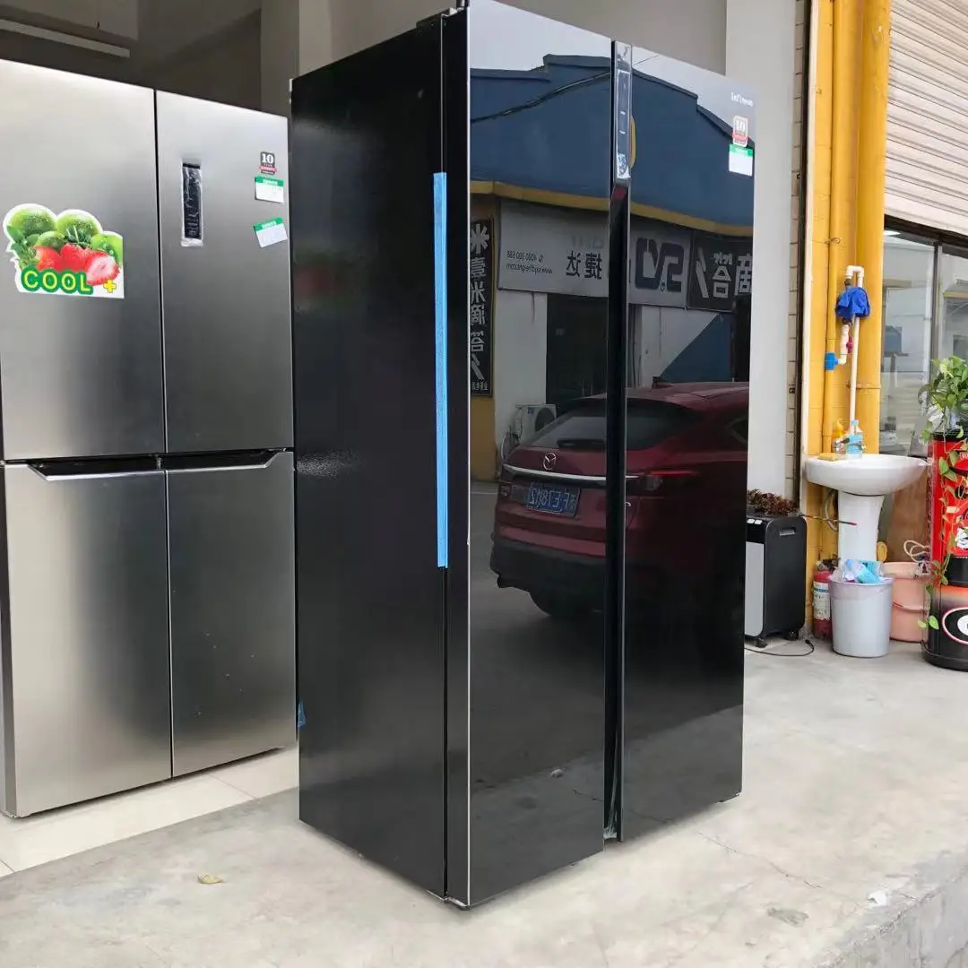570L Liter French Door Refrigerator with Water Dispenser Variable Frequency Temperature Control air Cooled Frost-Free