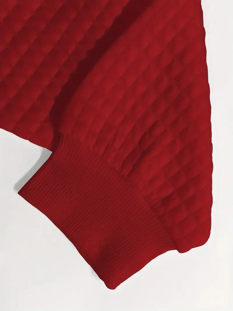 Sudadera con capucha tipo gofre acogedora de talla grande para mujer, la playa está llamando el gráfico tropical con palmeras y puesta de sol, ropa cómoda de invierno