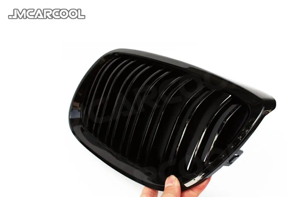 

Carbon ABS Front Bumper Kidney Twin Fins Sport Racing Grill Car Decorations for BMW E92 LCI E93 318i 320i 328i 335i Coupe 2 Door
