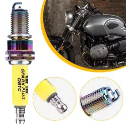 Motorcycle Modified Yijin Spark Plug D8TC Suitable For Vertical Engine CG Series 125cc 150cc 200cc 250cc D0J7