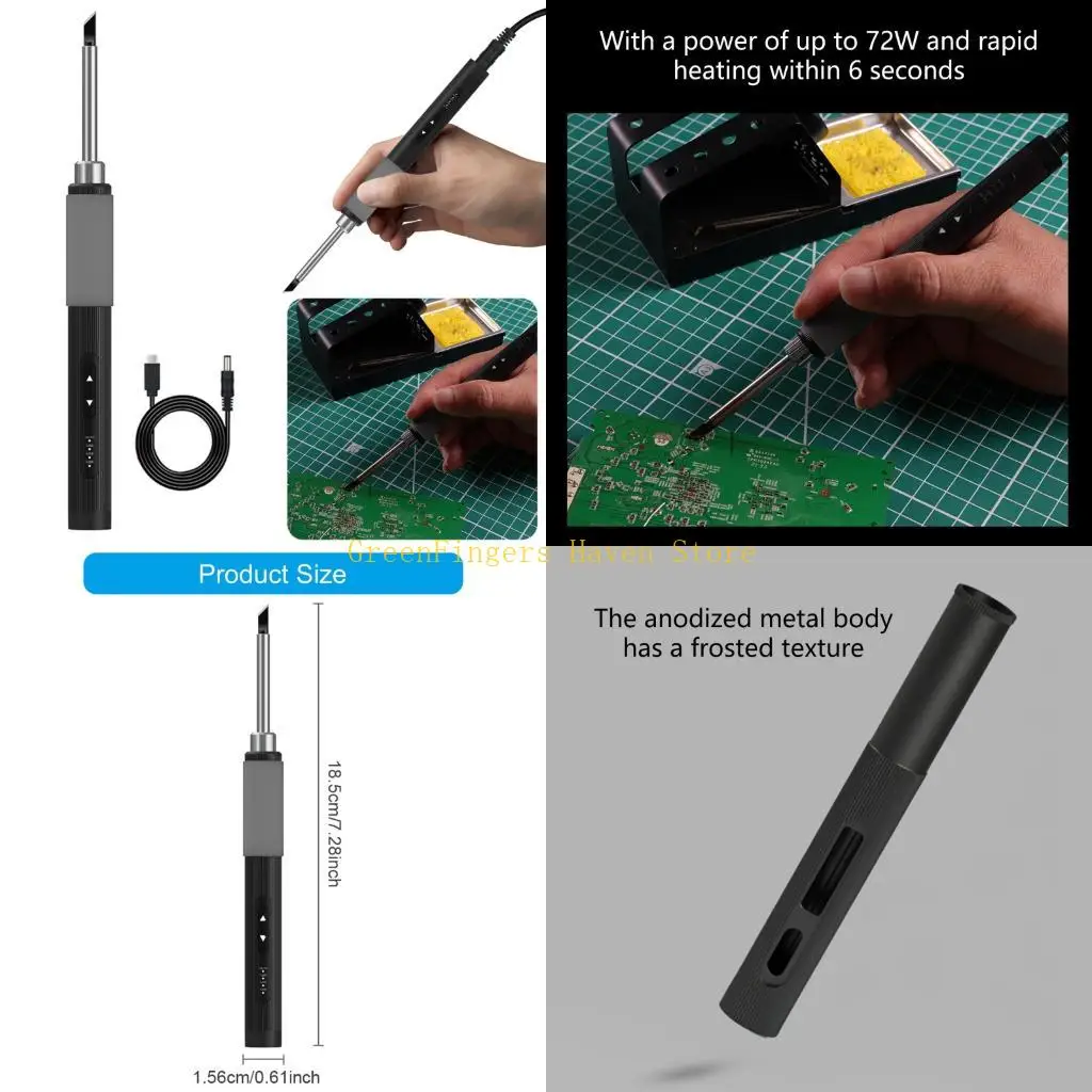 

F68D High Efficiency 72W Soldering Iron for Electronics Repair and DIY Craft Projects