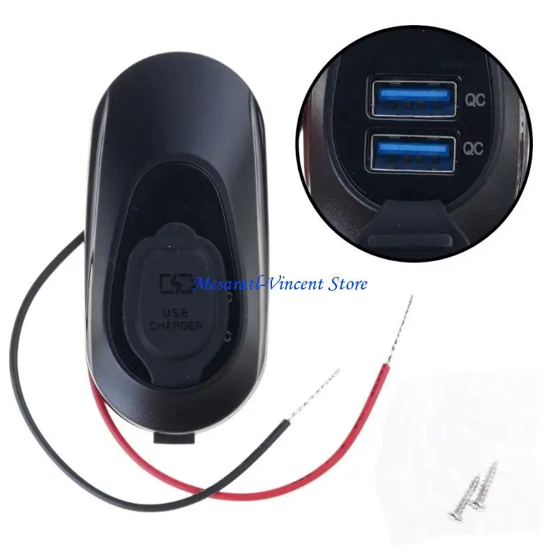 

A70F USB-розетка типа C с водонепроницаемыми колпачками 2/3-портовая розетка USB типа C для зарядки