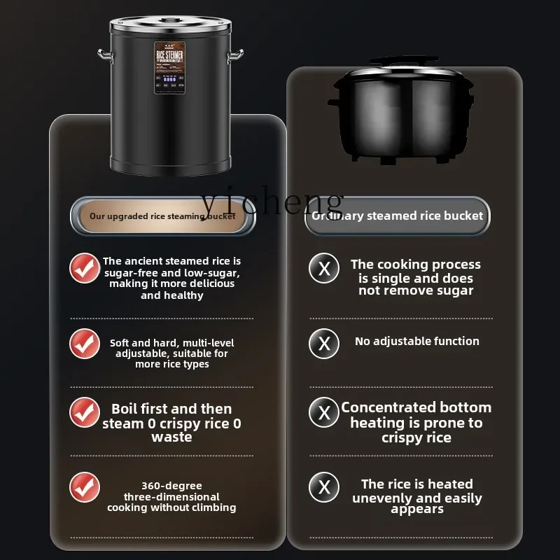 Intelligent Electric Rice Steamer Commercial Large Capacity Electric Steamer