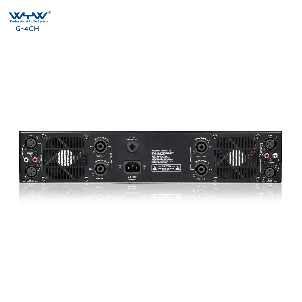 600W Professional Stereo Audio Sound System Power Amplifier