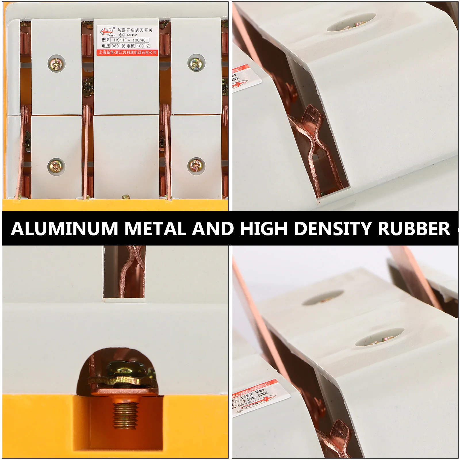 

Double Throw Safety Switch Bidirectional Circuit All Copper Anti Rust Insulation Design Thermosetting Bottom Power Supply