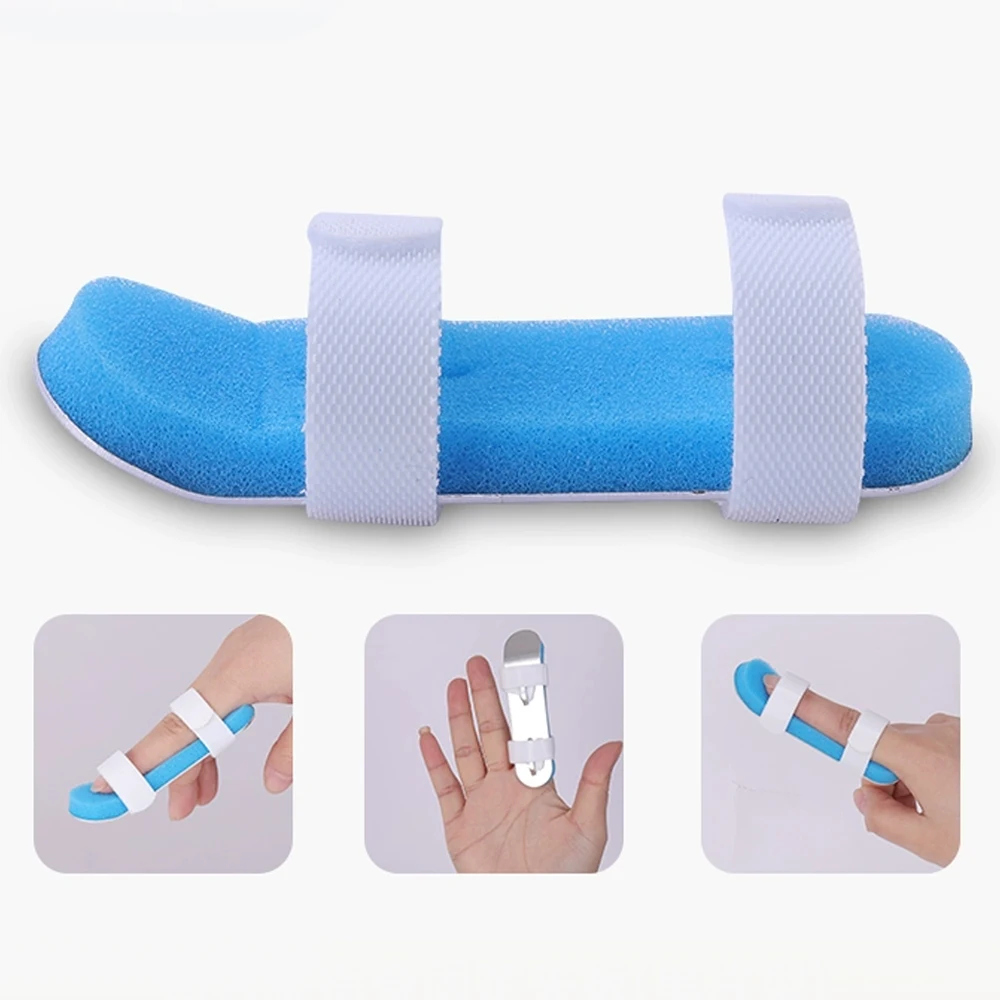 

3 размера триггерная шина для пальцев, поддерживающая скоба для молотка, палец/раскрытия/облегчения боли/иммобилизация суставов пальцев, алюминий