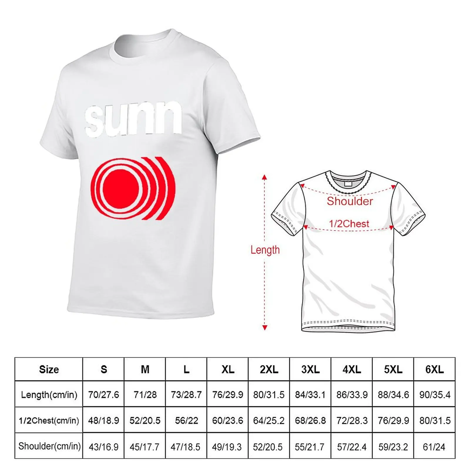 sunn o))) T-Shirt men t shirt cotton 100% man t shirts graphic T-Shirt