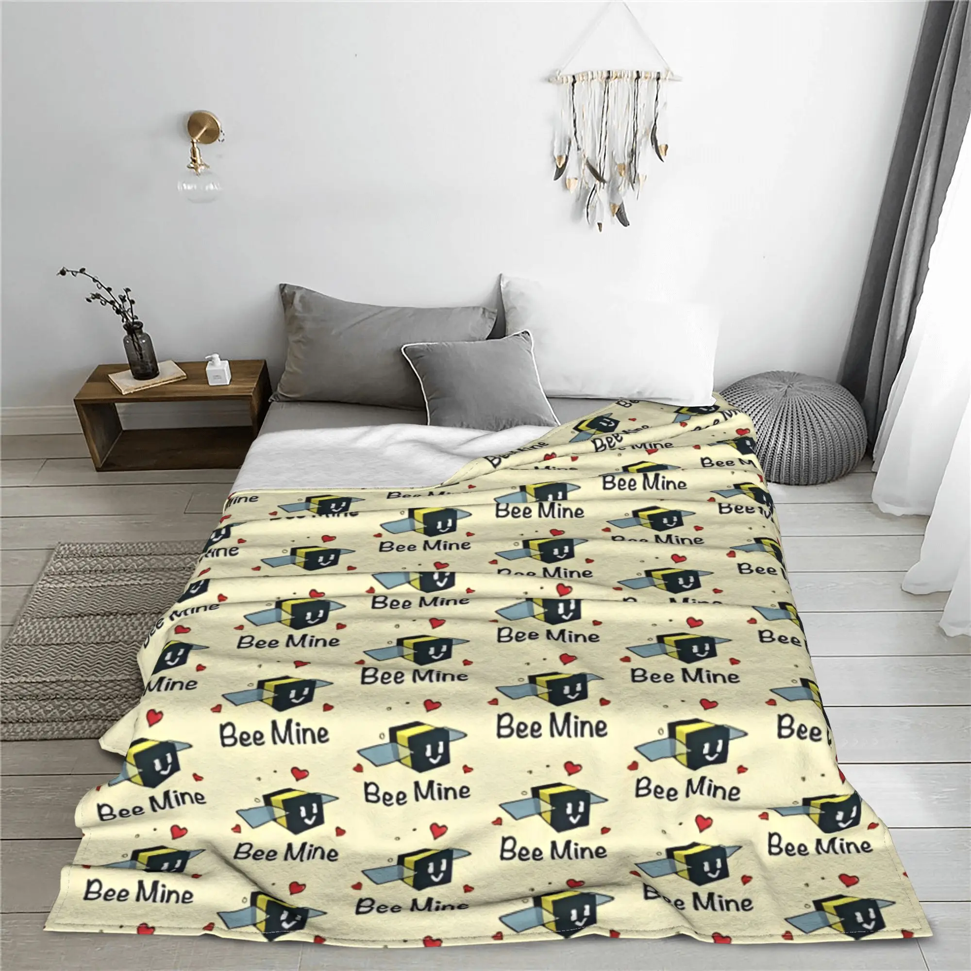 Bee Swarm Simulator Collection BSS Fleece Throw Blanket Game Blankets for Sofa Bedroom Soft Plush Thin Quilt Multifunction