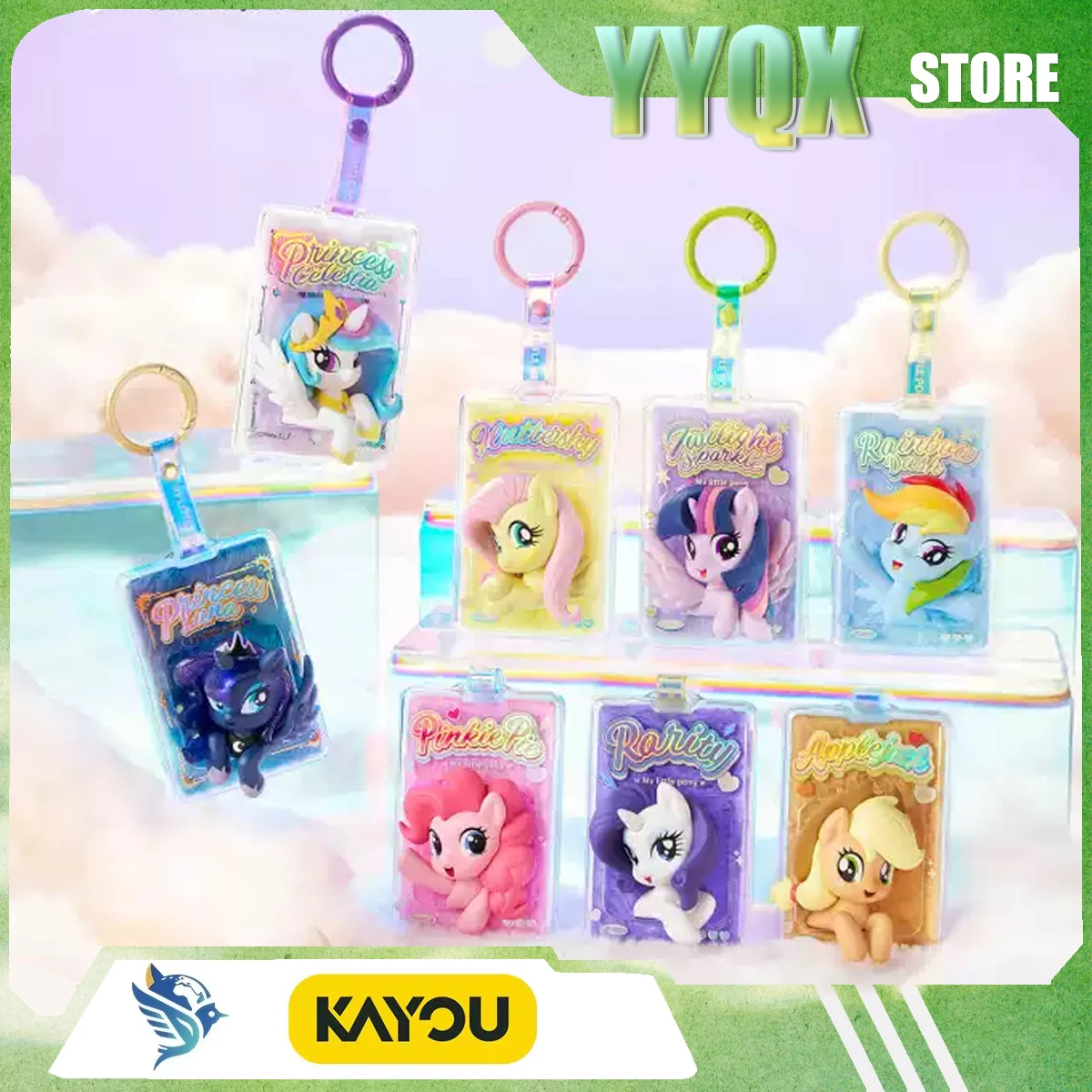 

KAYOU 2026 New ‌My Little Pony Pendant Card Toy Ornament Collection Periphery Surprise Cartoon Gift Cute Like Girl Rare