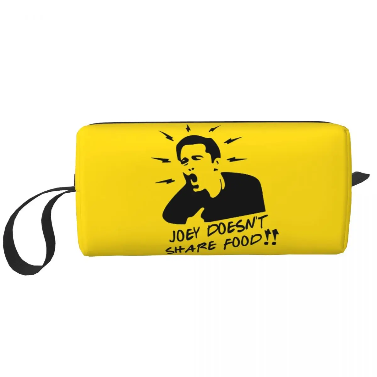 

Travel Joey Doesn't Share Food Toiletry Bag Cute Friends TV Show Makeup Cosmetic Organizer for Women Beauty Storage Dopp Kit Box