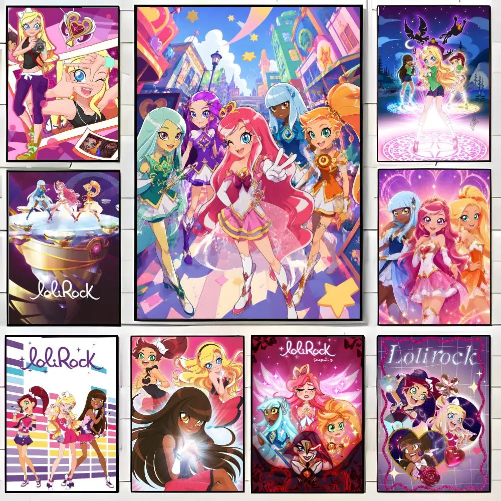 L-LoliRock Poster High-definition Waterproof Poster Stickers Suitable For Bedroom Living Room Home Decoration