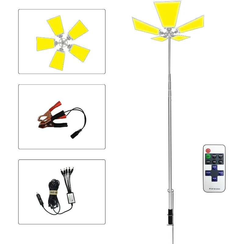 

Светодиодные фонари для кемпинга 25000 лм, телескопические светодиодные фонари для кемпинга, портативный водонепроницаемый светильник для кемпинга для рыбалки/барбекю на заднем дворе