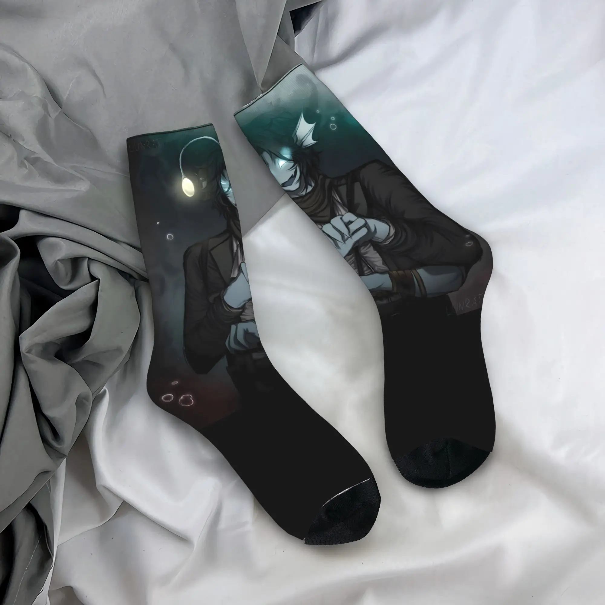 

Sebastian Solace Pressure Game Stockings Adults Men Socks Medium Soft Socks Autumn Outdoor Sports Anti Bacterial Pattern Socks