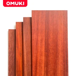 OMUKI 2pcs Rosewood Panel Solid Wood DIY Handmade Construction Model Guitar Speaker Material Wood Veneer For Woodwork