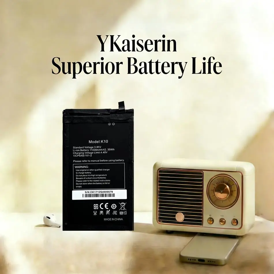 

Безопасная для мобильного телефона Oukitel K10 батарея 11000 мАч с длительным сроком службы