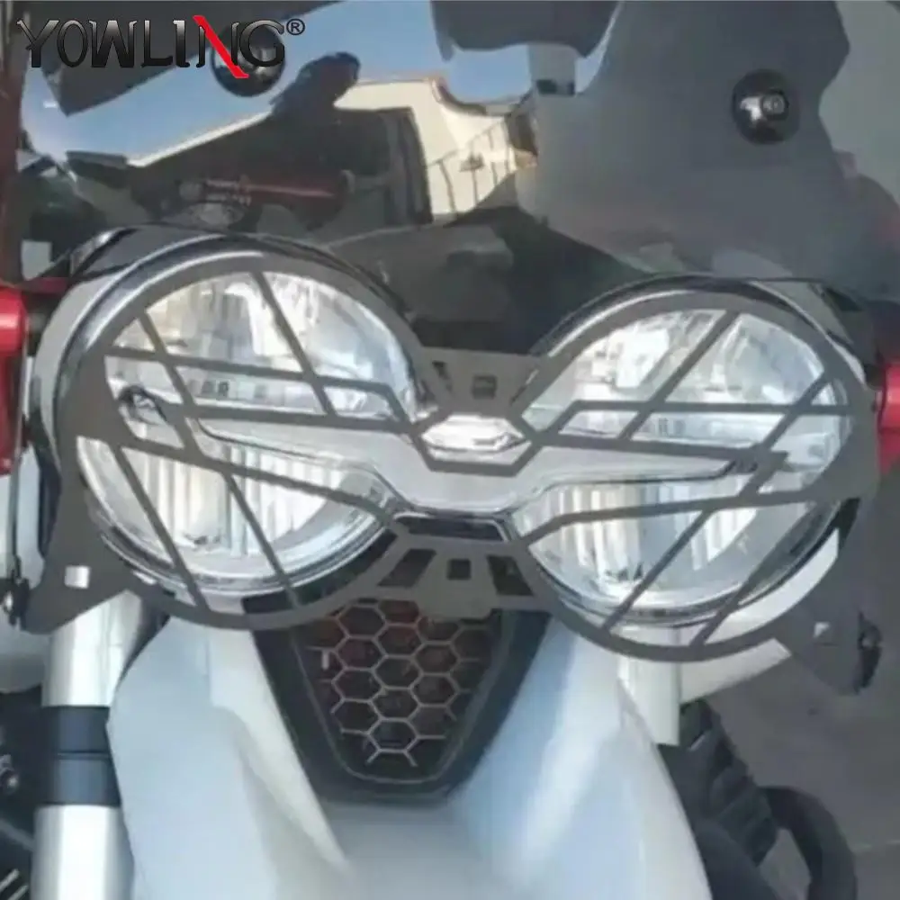 

For Moto Guzzi V85TT V85 TT V 85 TT Motorcycle Accessories Headlight Protector Guard Front Head Lamp Grill Protection Cover