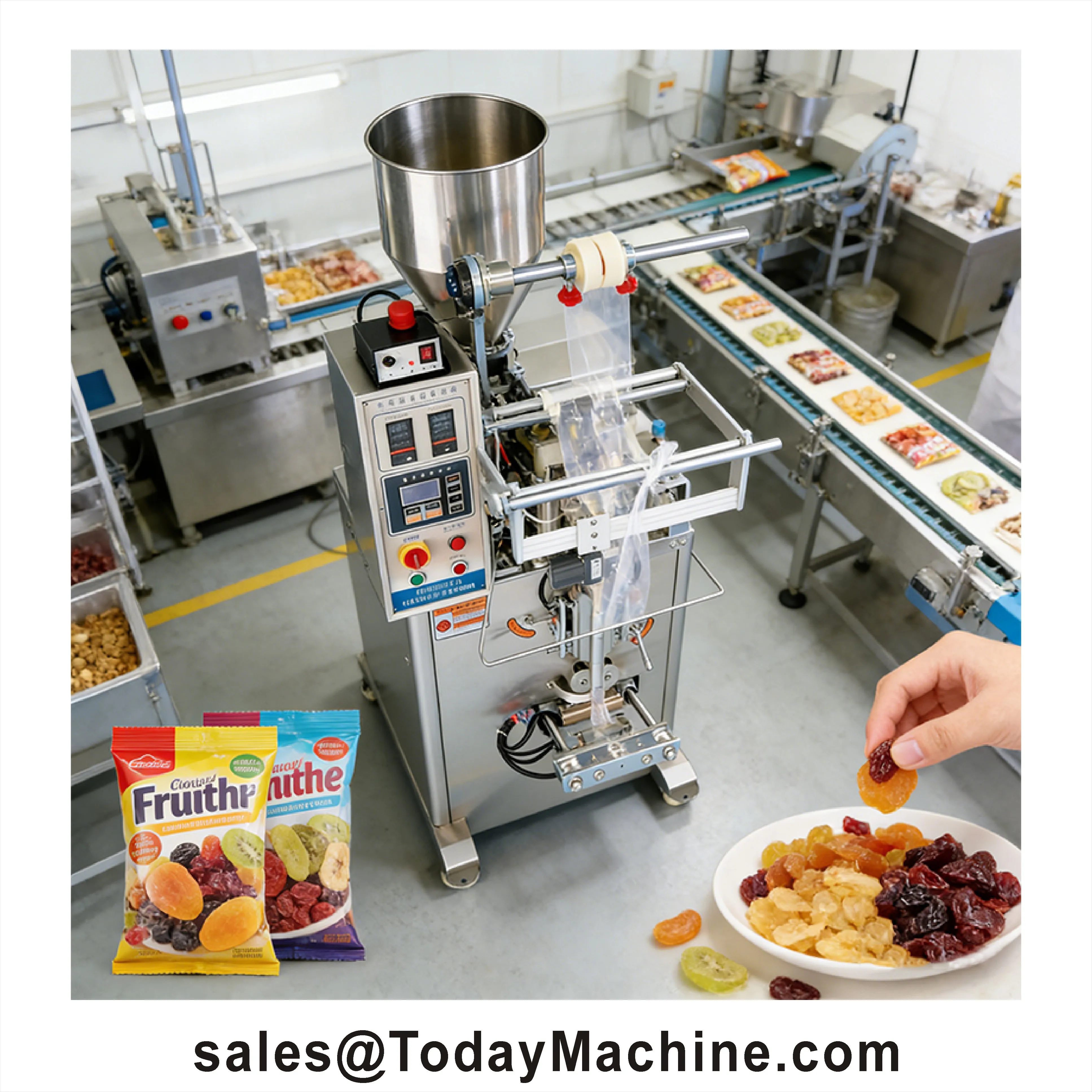 Low Price 3 Side Sealing Vertical Sachets Granule Packing Machine Made in China Easy Operation