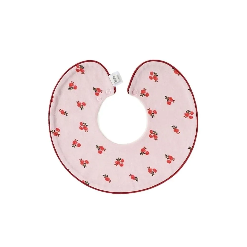 

Feeding Supplies Baby 360-degree Bib Soft Cotton Flower Printed Infants Saliva Towel Anti Fouling Plaid Baby Drool Towel