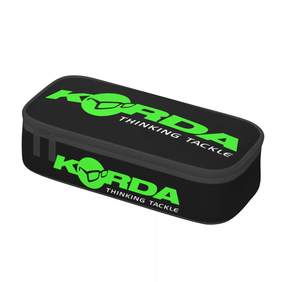 Imagem -03 - Kordas Fishing Logo Lápis Case Kawaii Grande Armazenamento Peixe Carpa Pescador Presente Lápis Pouch Estudantes Papelaria Meninos Meninas Personalizado