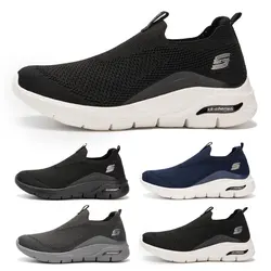 Zapatos informales transpirables para hombre, zapatillas de deporte para caminar, senderismo, zapatillas bajas de malla para correr, zapatos de plataforma al aire libre, talla 39-46