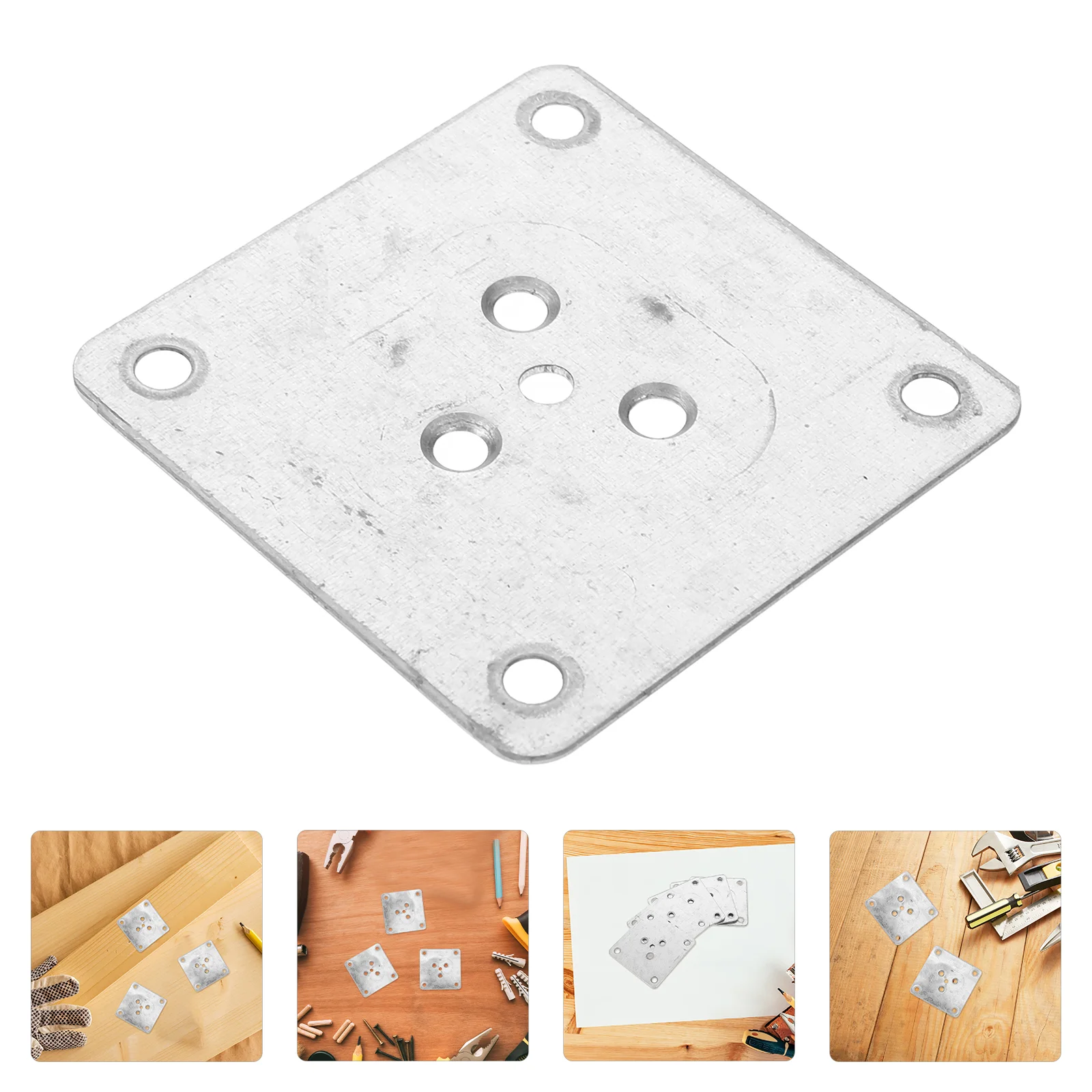 Furniture Leg Attachment Plates Repair Connecting Piece Table Legs Mounting Gasket