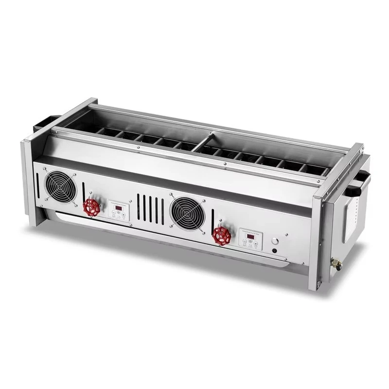 

Газовый гриль-барбекю с нагревательной трубкой для коммерческого использования, дешевая серия A8, черное золото