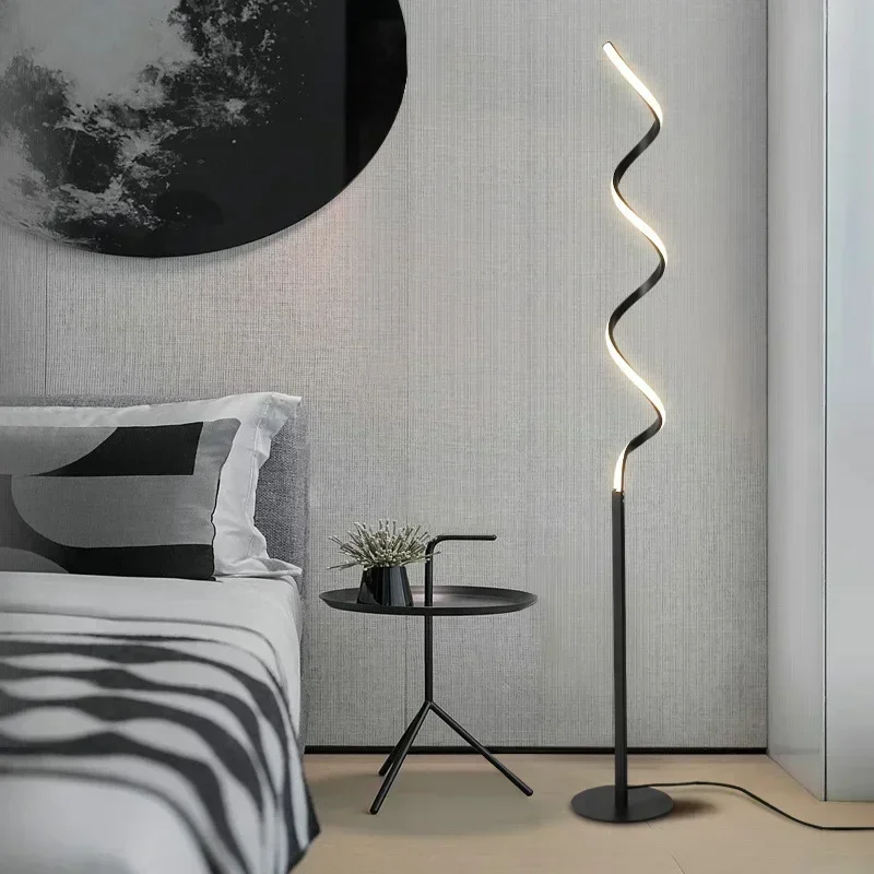 

Nordic Instagram Style Floor Lamp,modern and Simple Living Room,bedroom,bedside Lamp,irregular and Personalized Vertical Lamp