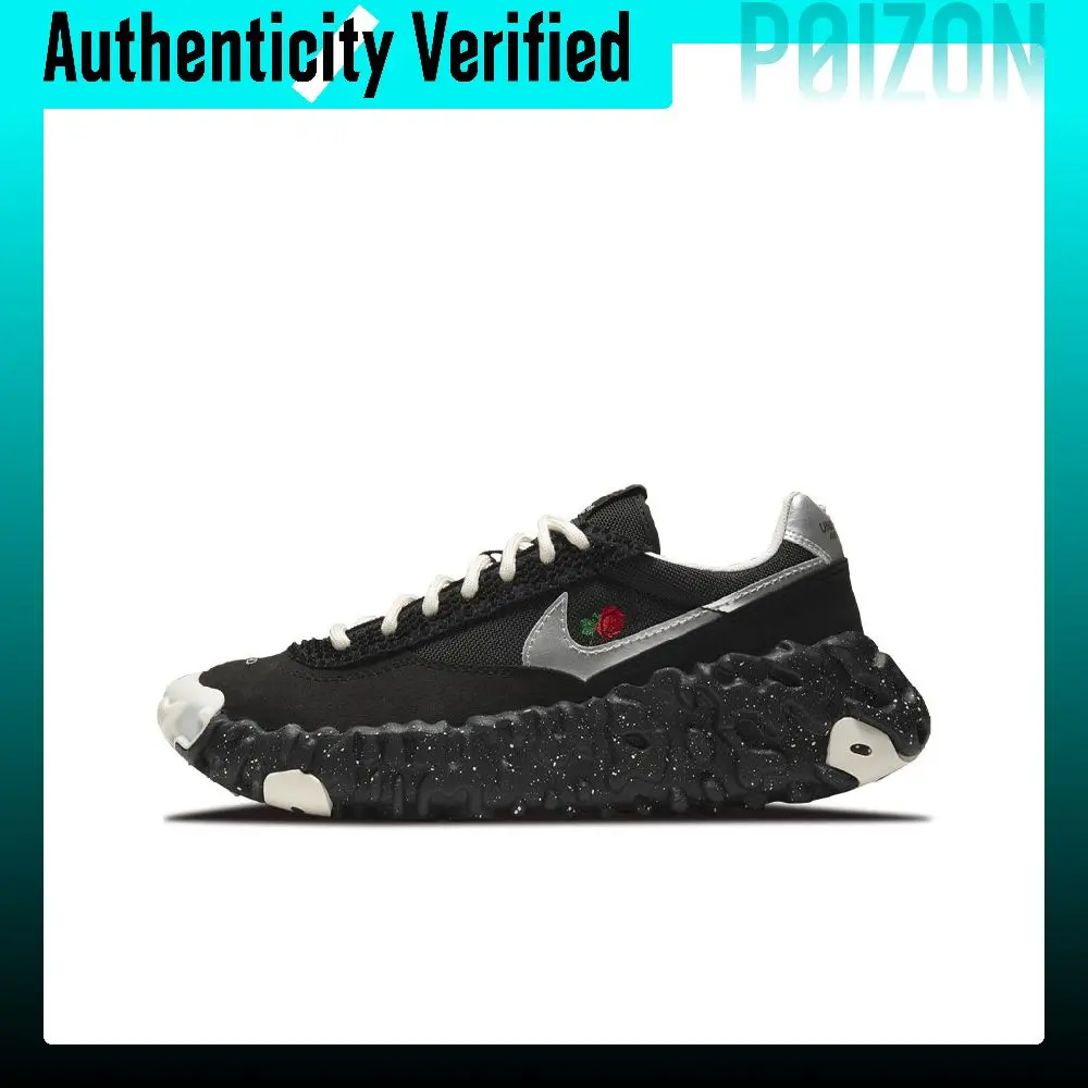 Nike OverBreak Casual Shoes Unisex Low-top Black/Silver DD1789-001