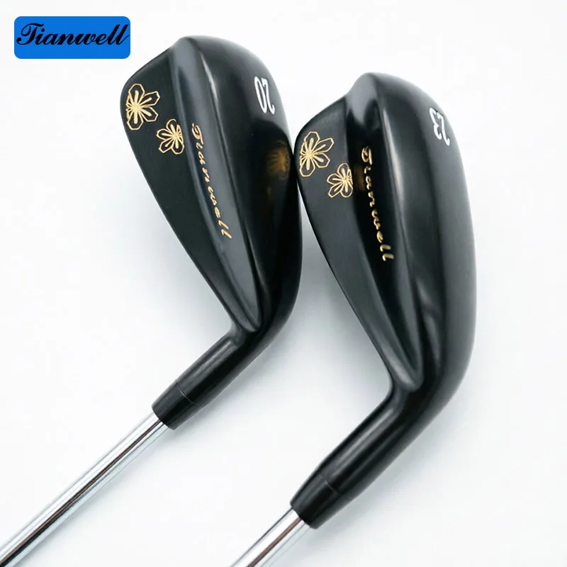 

Tianwell Golf Driver Iron Set 20/23 Degree Cast Clubhead #455 Low Carbon Steel Face Black Golf Iron Club With S200 Steel Shaft